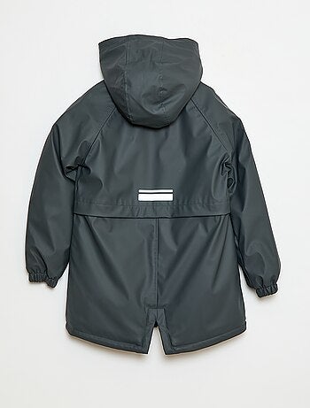 Parka déperlante à capuche moutonnée