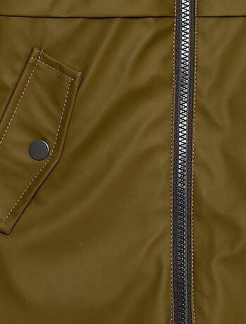 Parka déperlante à capuche moutonnée