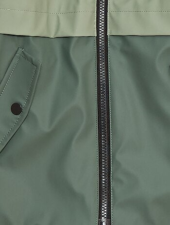 Parka déperlante à capuche moutonnée