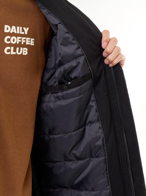 Parka déperlante à capuche - Kiabi Parka déperlante à capuche - Kiabi
