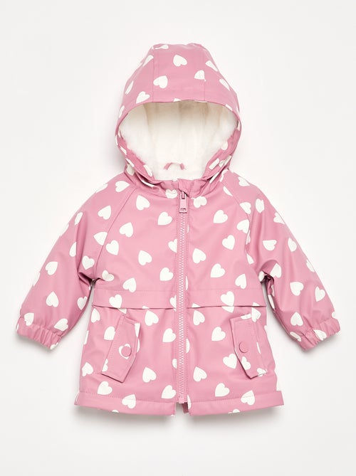 Parka déperlante à capuche - Kiabi