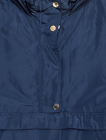 Parka déperlante avec capuche fourrée - collection facile à enfiler