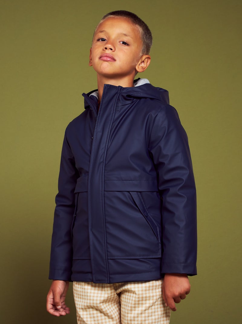Parka déperlante Bleu - Kiabi