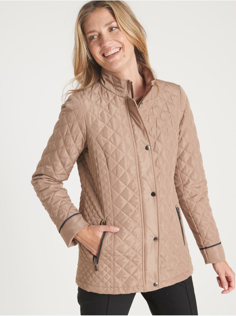 Parka déperlante et matelassée - DAXON Beige - Kiabi