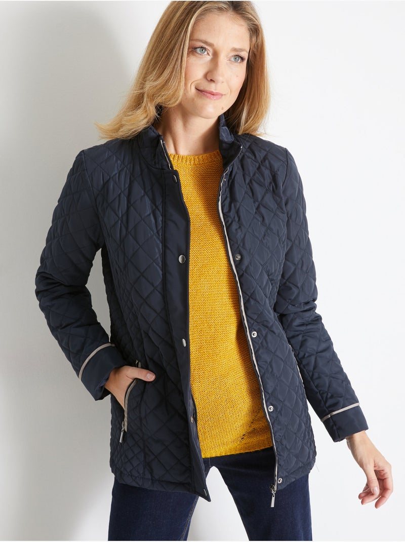 Parka déperlante et matelassée - DAXON Bleu marine - Kiabi