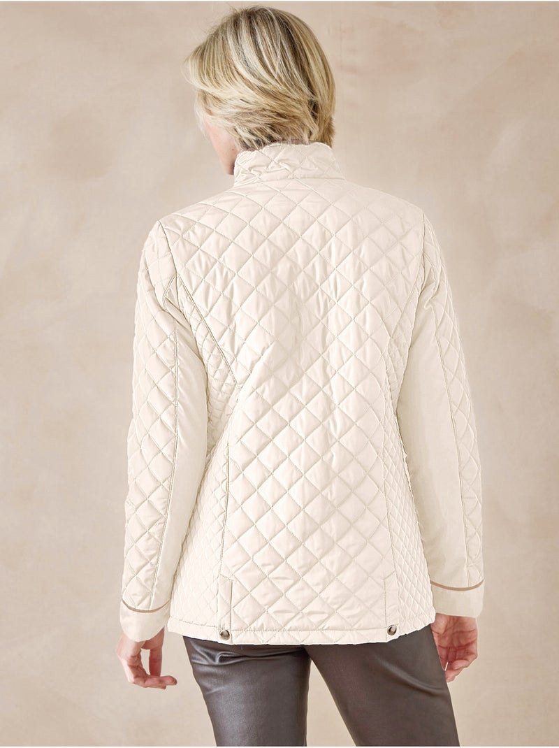 Parka déperlante et matelassée - DAXON Ecru - Kiabi