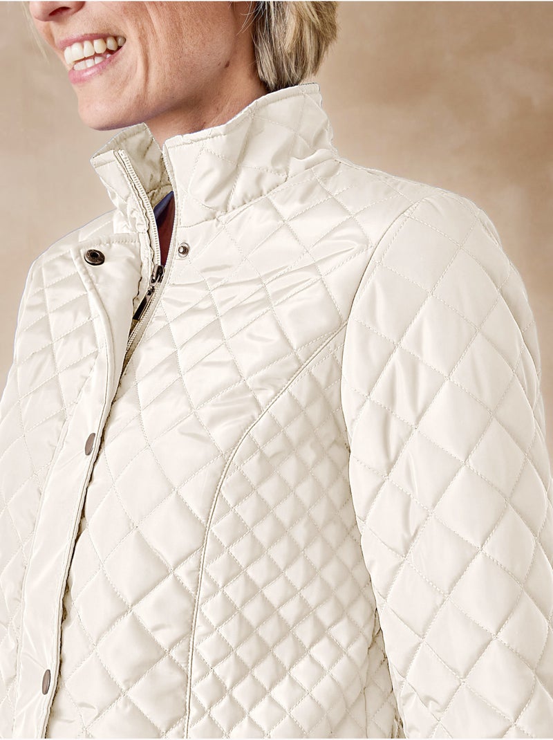 Parka déperlante et matelassée - DAXON Ecru - Kiabi