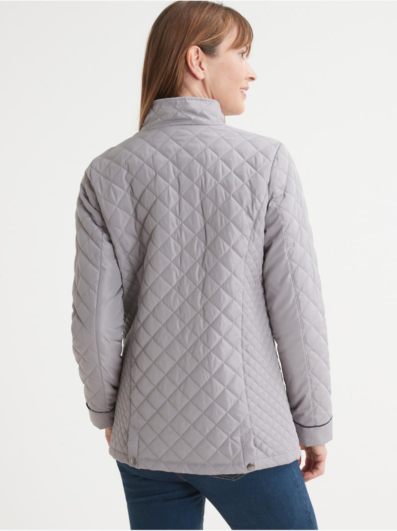 Parka déperlante et matelassée - DAXON Gris - Kiabi
