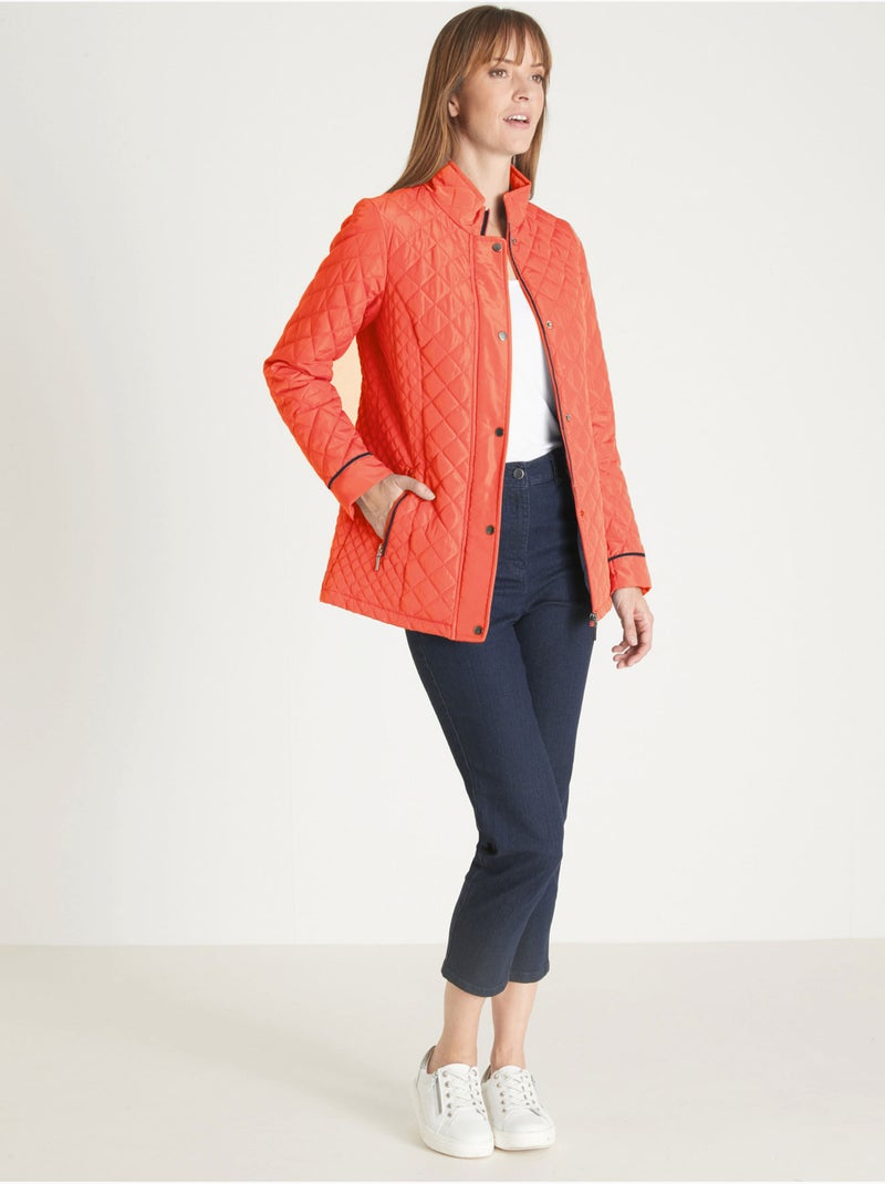 Parka déperlante et matelassée - DAXON Orange mandarine - Kiabi
