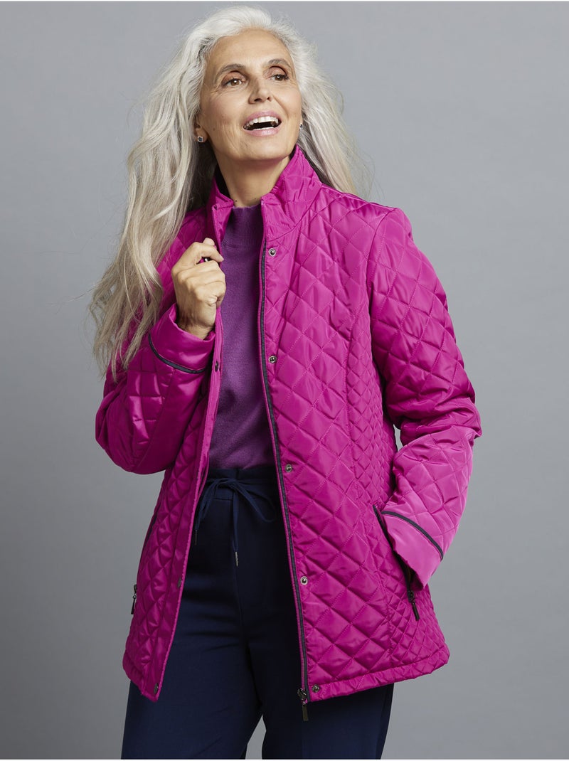 Parka déperlante et matelassée - DAXON Rose fushia - Kiabi
