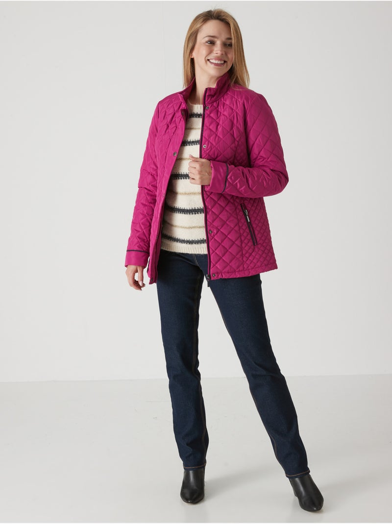 Parka déperlante et matelassée - DAXON Rose fushia - Kiabi