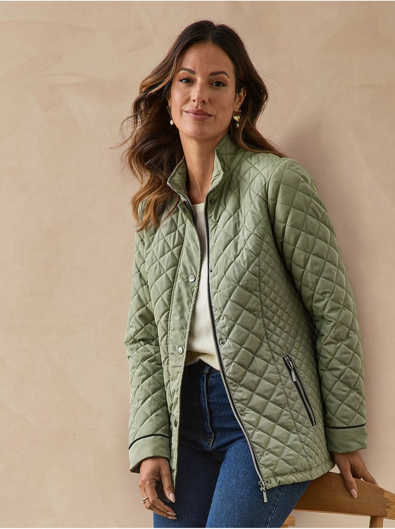 Parka déperlante et matelassée - DAXON Vert - Kiabi