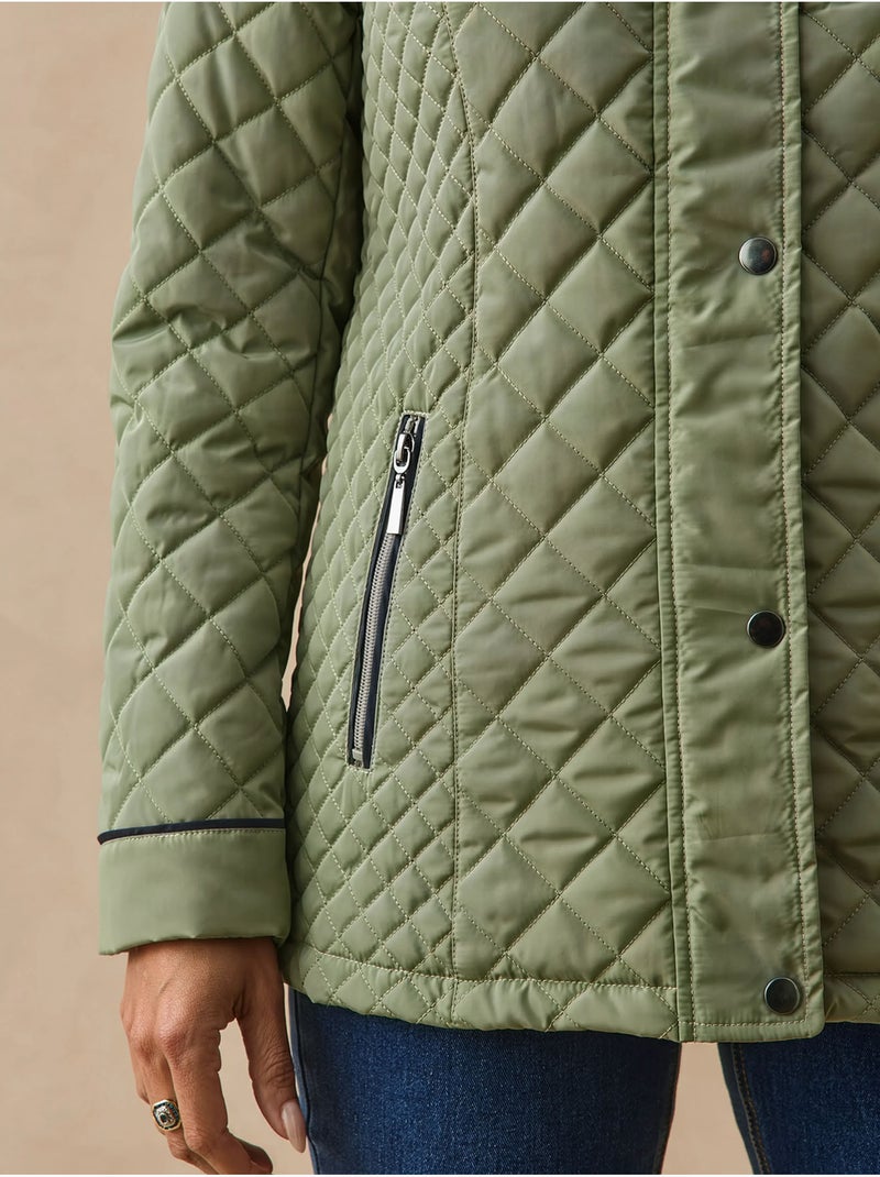 Parka déperlante et matelassée - DAXON Vert - Kiabi