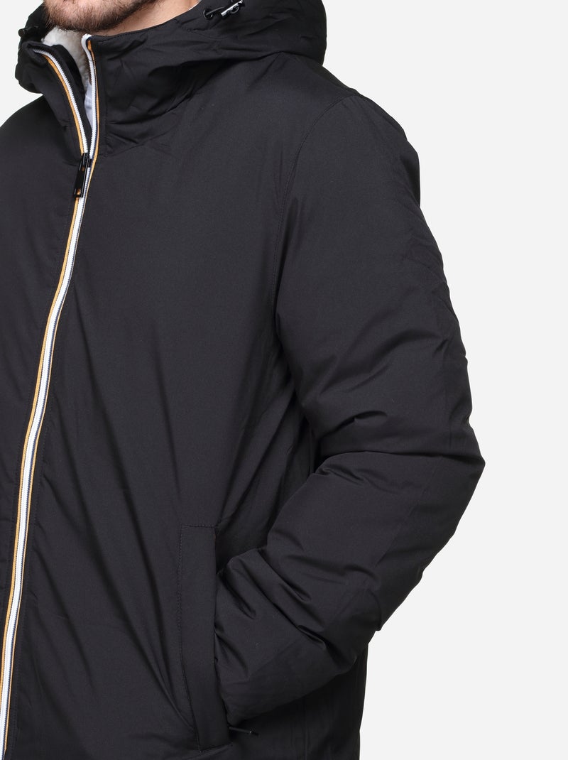 Parka doublée - mentex Noir - Kiabi