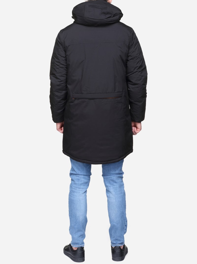 Parka doublée - mentex Noir - Kiabi