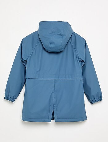 Parka doublée effet moutonné
