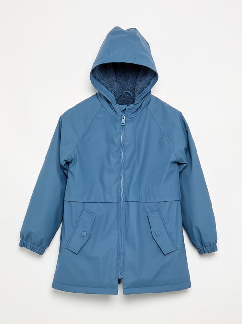 Parka doublée effet moutonné - Kiabi