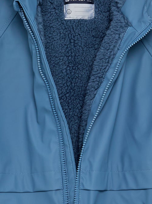 Parka doublée effet moutonné - Kiabi