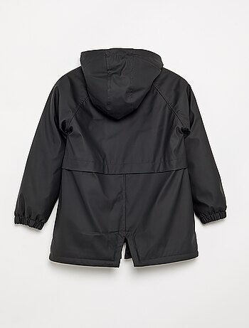 Parka doublée effet moutonné