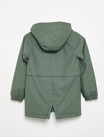 Parka doublée effet moutonné
