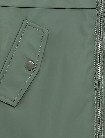 Parka doublée effet moutonné