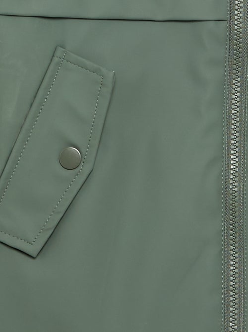 Parka doublée effet moutonné - Kiabi