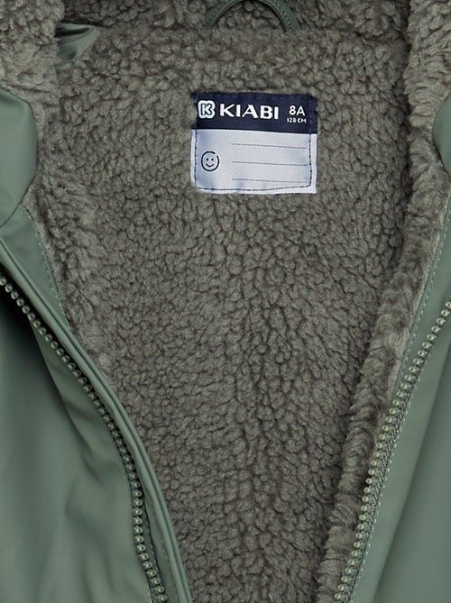 Parka doublée effet moutonné - Kiabi