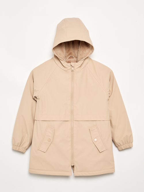 Parka doublée en fausse fourrure - Kiabi