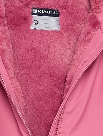 Parka doublée en fausse fourrure