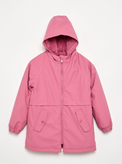Parka doublée en fausse fourrure - Kiabi