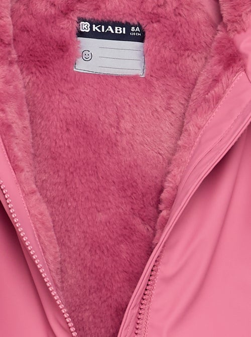 Parka doublée en fausse fourrure - Kiabi