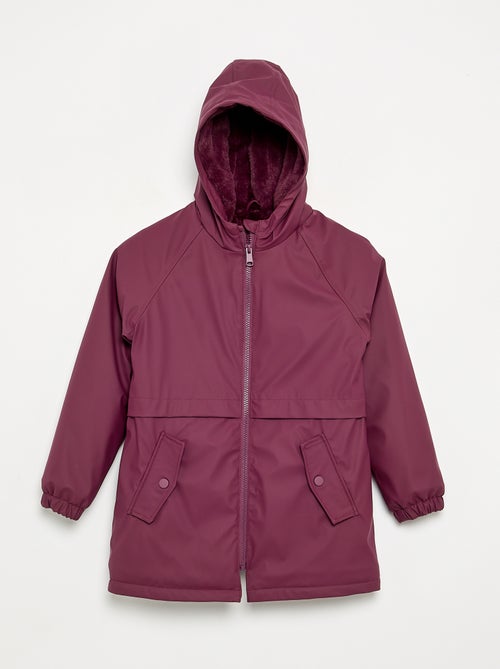 Parka doublée en fausse fourrure - Kiabi
