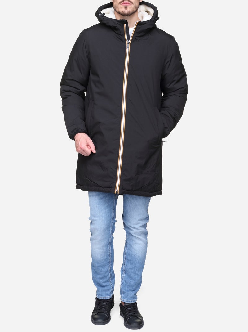 Parka doublée Noir - Kiabi
