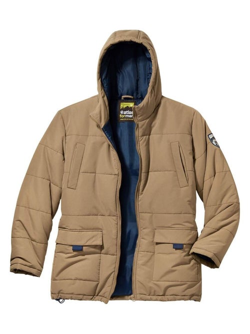 Parka Doudoune Multipoche à Capuche - Atlas For Men - Kiabi