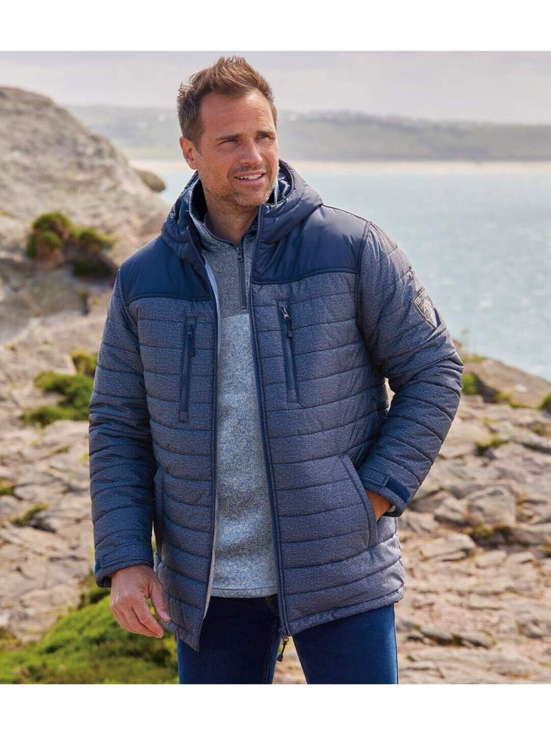 Parka doudoune rocheuses®  - atlas for men Bleu marine - Kiabi