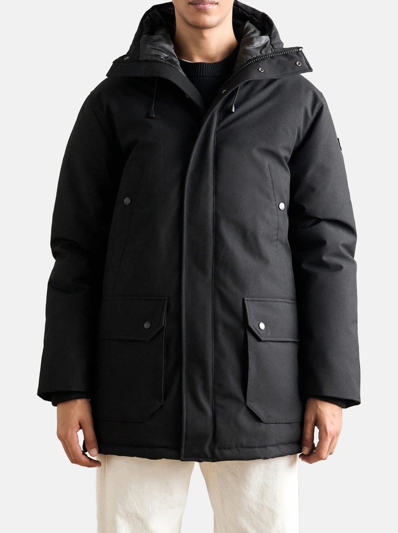 Parka Elder - Schott Noir - Kiabi