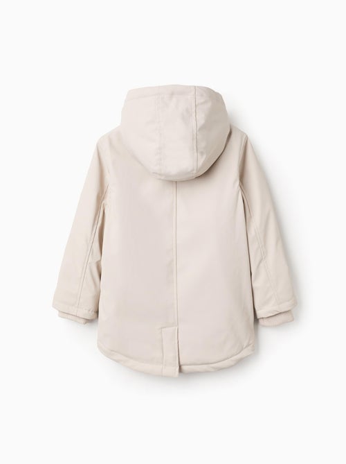 Parka en Caoutchouc à Capuche et Doublure en Jersey - Kiabi