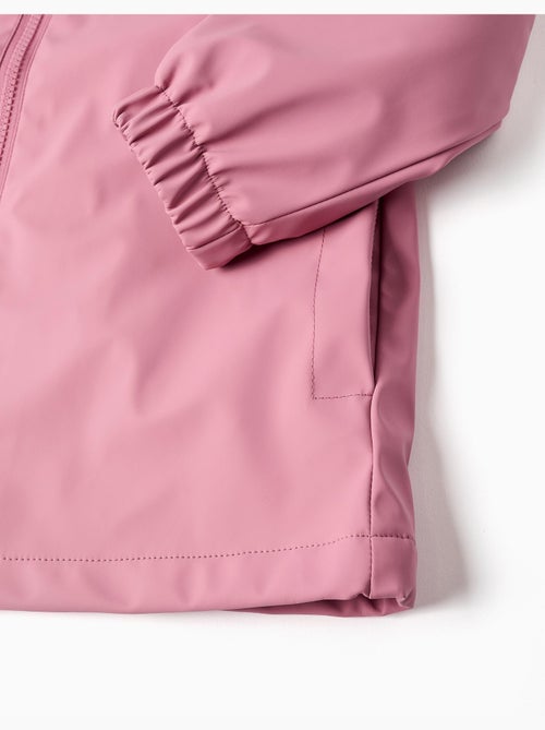 Parka en caoutchouc à capuche et imprimé Stitch - Kiabi