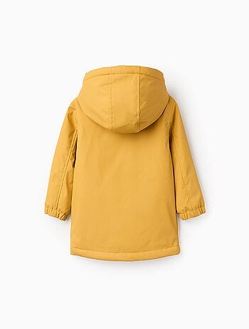 Parka en Caoutchouc à Capuche