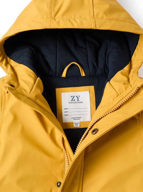 Parka en Caoutchouc à Capuche - Kiabi