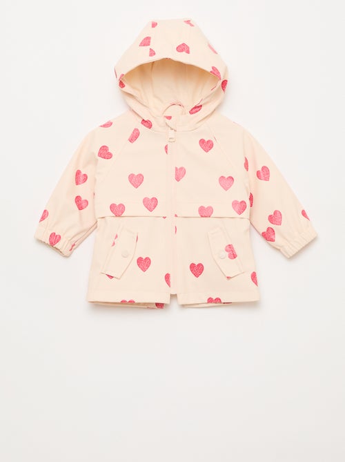 Parka en caoutchouc à capuche - Kiabi