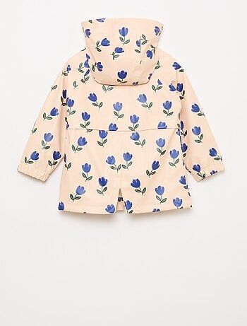 Parka en caoutchouc à capuche