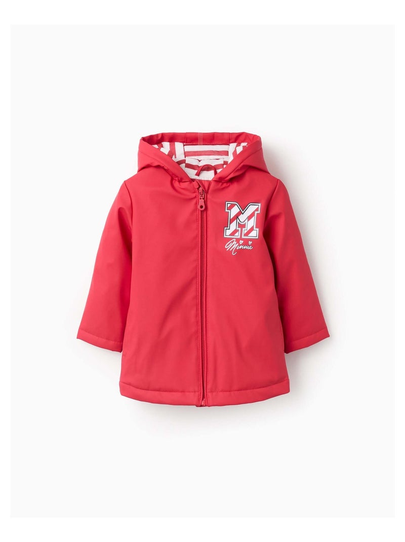 Parka en Caoutchouc avec Capuche Minnie Rouge - Kiabi