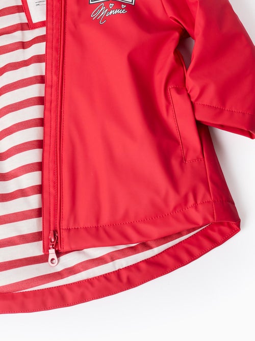 Parka en Caoutchouc avec Capuche Minnie - Kiabi