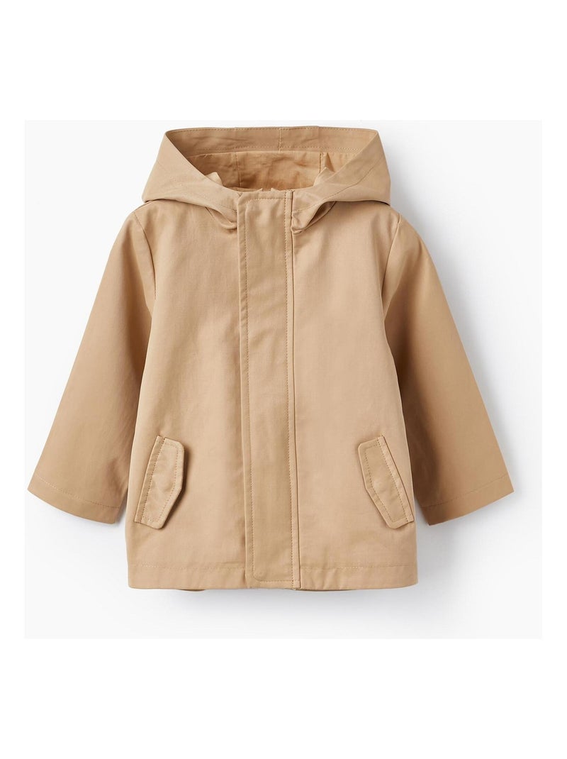 Parka en caoutchouc essential line 'Zippy' Gris clair - Kiabi