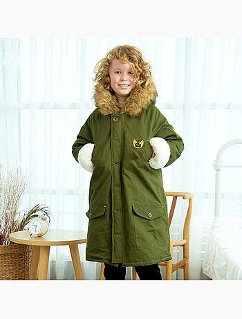 Parka Enfant Doublée Fausse Fourrure ROCK & PEACE - La Faute à Voltaire
