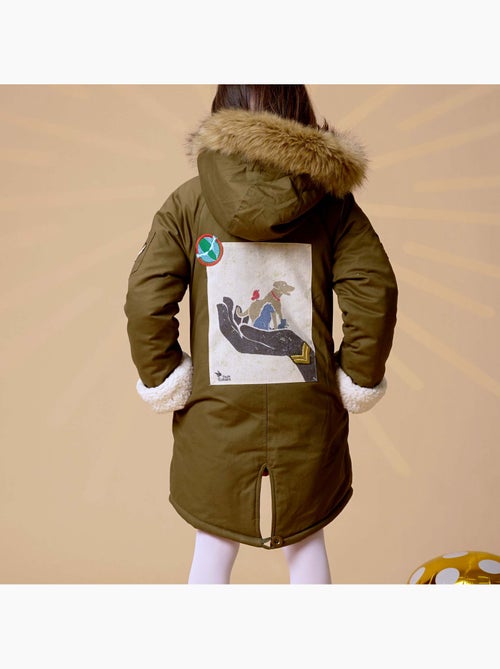 Parka  Enfant Doublée Fausse Fourrure  ROCK & PEACE - La Faute à Voltaire - Kiabi