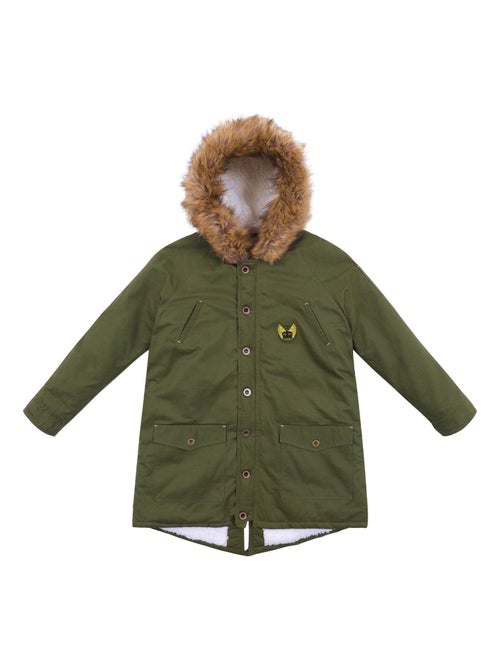 Parka  Enfant Doublée Fausse Fourrure  ROCK & PEACE - La Faute à Voltaire - Kiabi