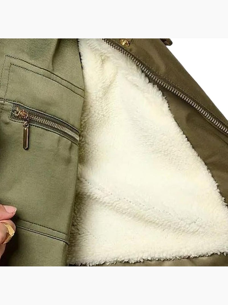 Parka femme kaporal Vert kaki clair - Kiabi
