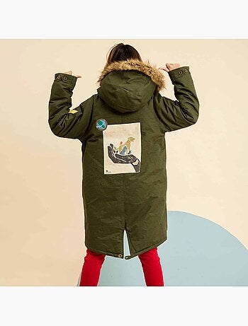 Parka Femme Longue à Capuche XS-XL ROCK & PEACE - La Faute à Voltaire